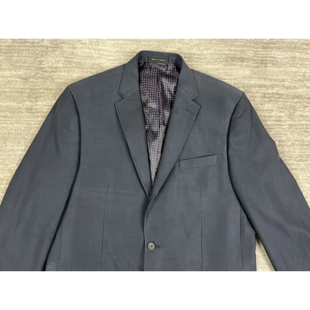 Chaps Blazer Mens 46L Gray Sport‎ Coat Jacket Longsleeve CA01129